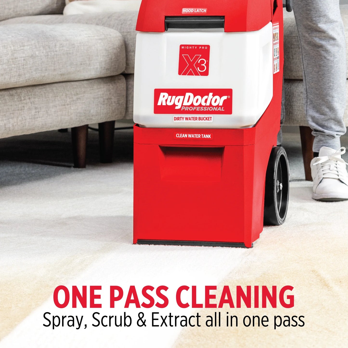 X3 Commercial Carpet Cleaner - Pro Pet Pack, Includes 48 Oz. Pet Cleaner