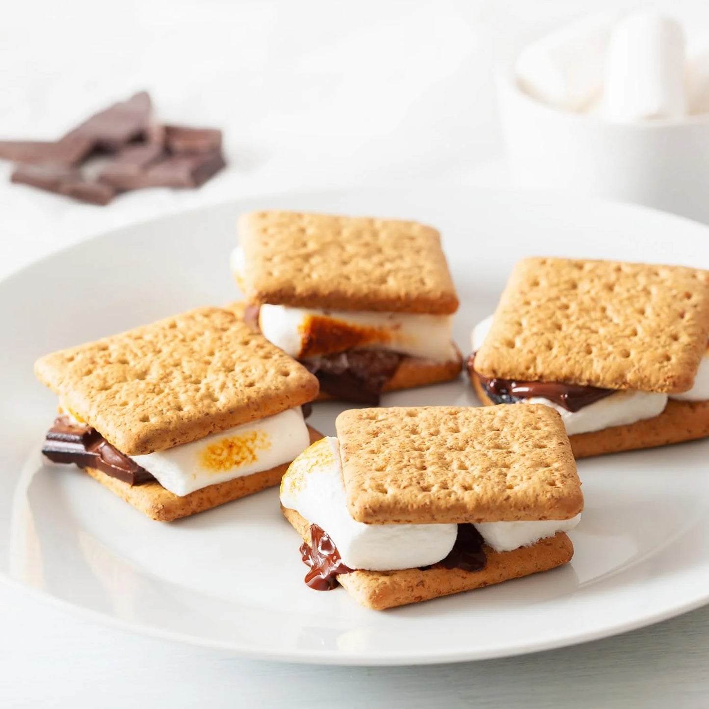 Indoor Smores Maker Smores Kit, Electric Smore Maker with 2 Marshmallows Roasting Forks, Brown